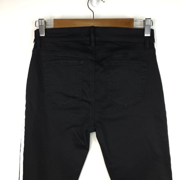 Pacsun Hi-Rise Side Stripe Black Ankle Jegging Jeans Size 27 - Picture 7 of 11